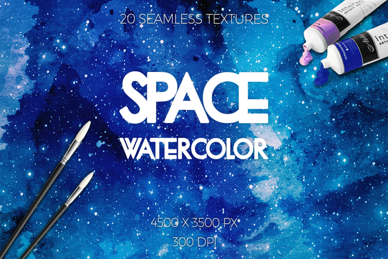 watercolor-space-seamless-textures