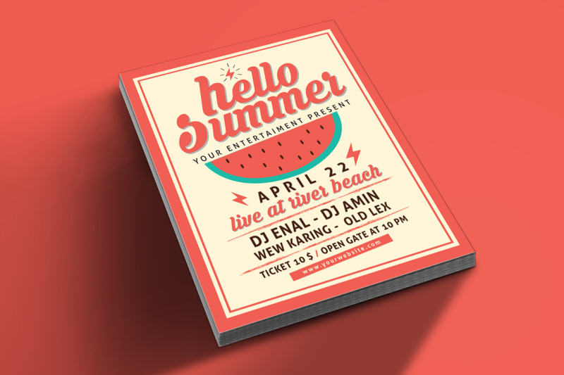 hello-summer-party-flyer-template