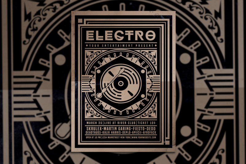 vintage-electro-music-flyer