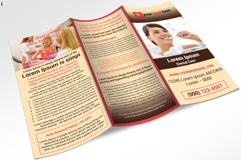 dental-care-trifold-brochure