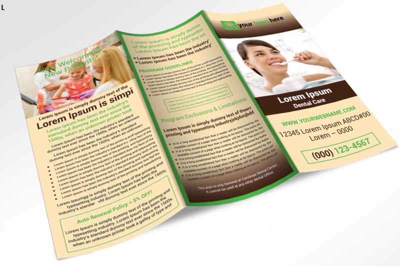 dental-care-trifold-brochure