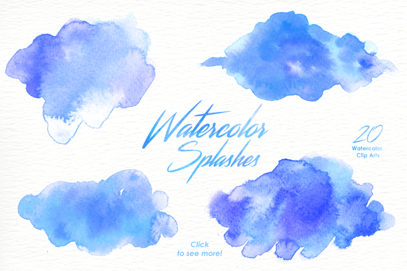 blue-watercolor-splashes-clipart