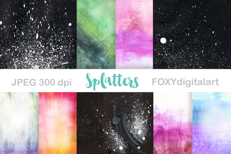 watercolor-papers-paint-splatter-scrapbook