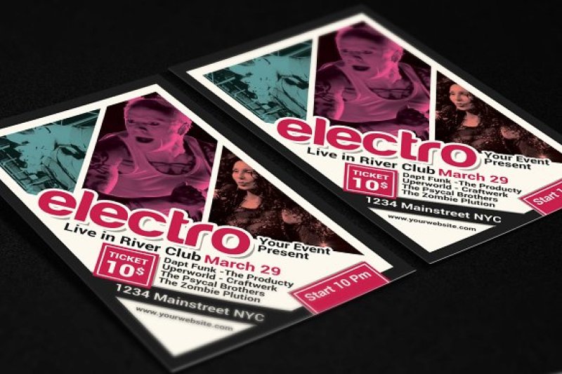 electro-techno-music-flyer