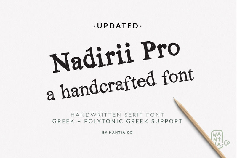 nadirii-font-handcrafted