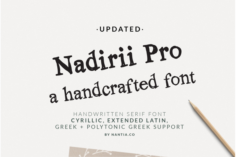 nadirii-font-handcrafted