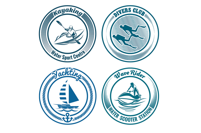 water-sport-stamp-set