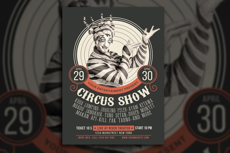 circus-show-flyer