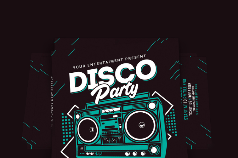 disco-party-flyer