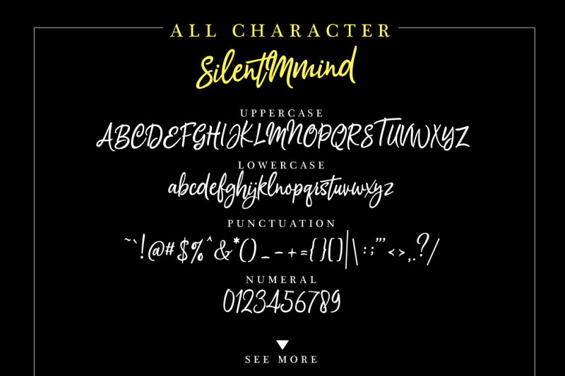 silentmind-typeface