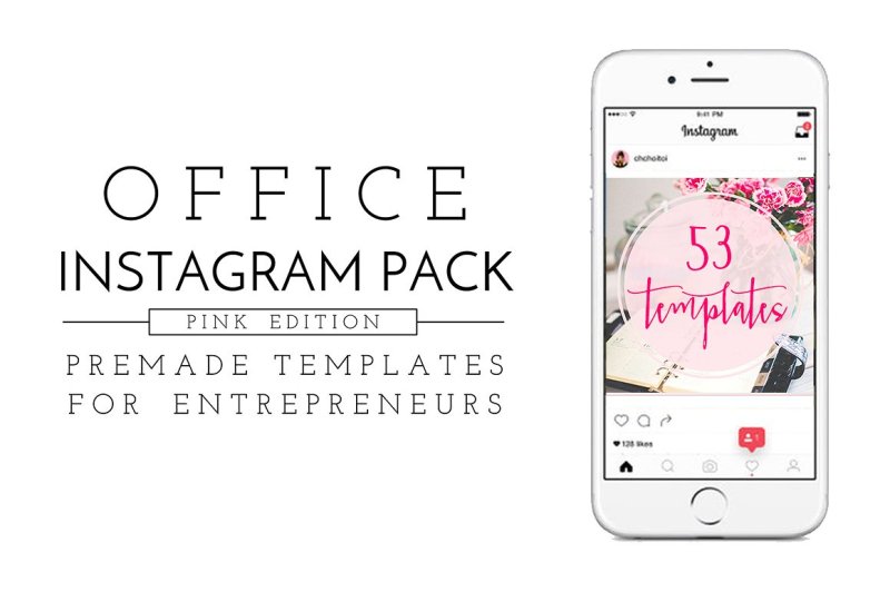 office-instagram-pack-pink-edition