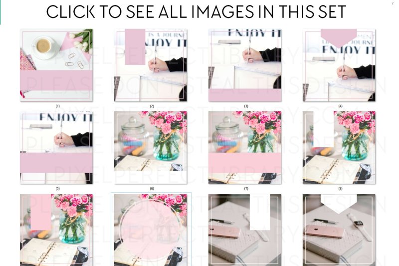 office-instagram-pack-pink-edition