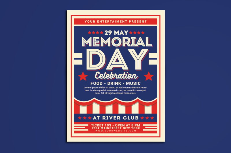 memorial-day-celebration-flyer