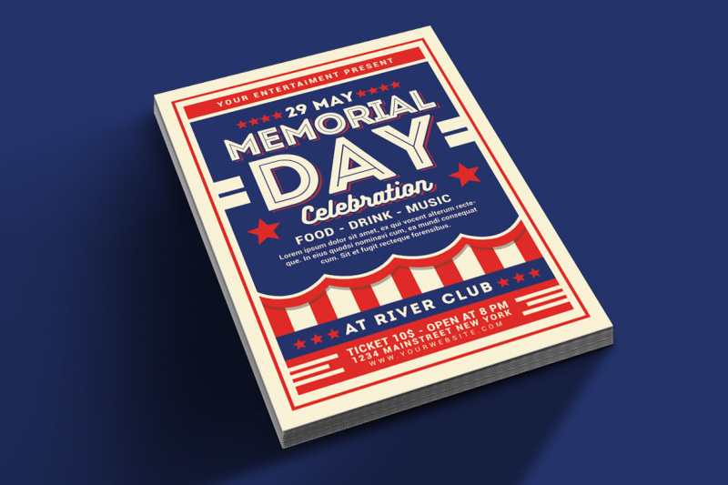 memorial-day-celebration-flyer