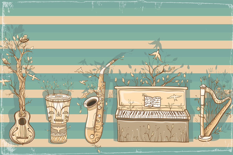 vector-set-with-musical-instruments