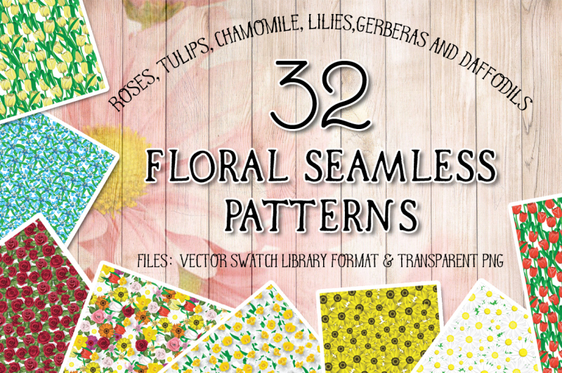 floral-seamless-patterns-vector-swatches