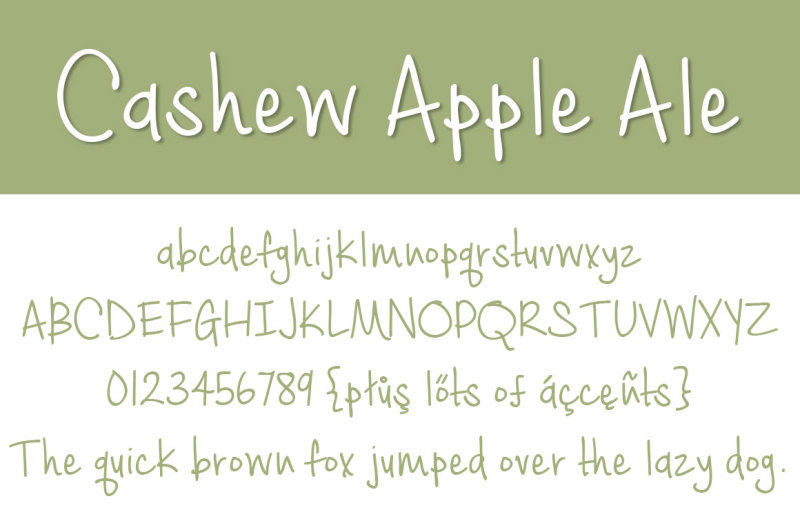 cashew-apple-ale-font-family
