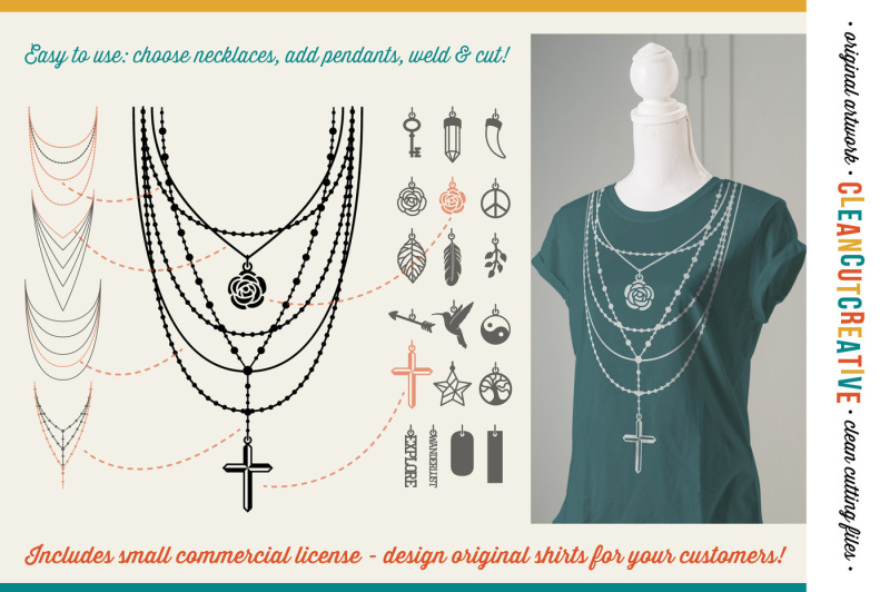 Download The Nifty NECKLACE TOOLKIT - DIY Layered Necklace T-shirt ...