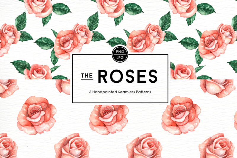 rose-flowers-seamless-patterns