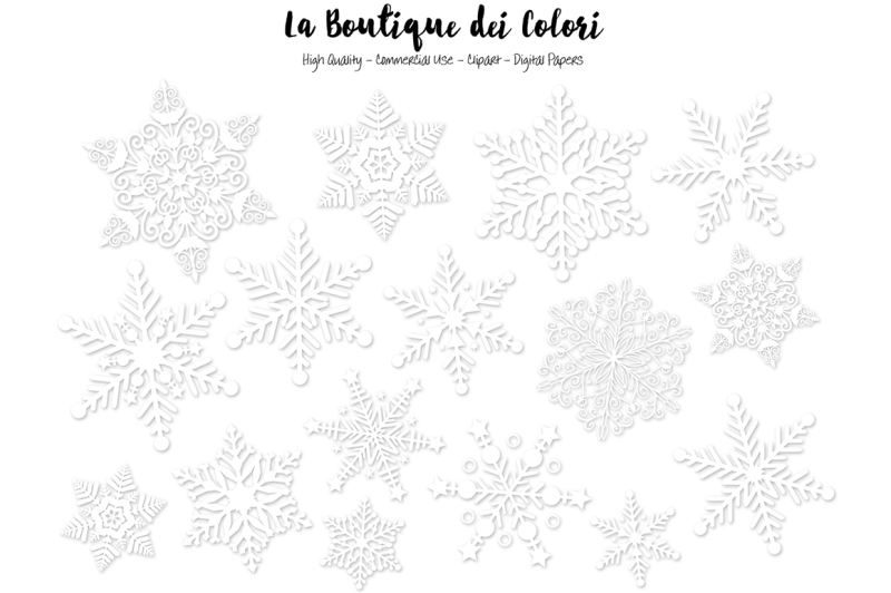 black-and-white-snowflake-clipart