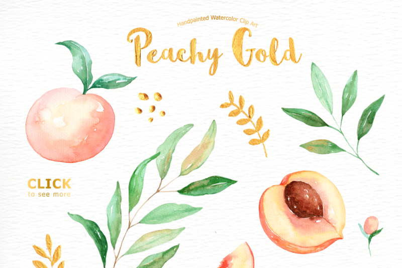 peachy-gold-flower-clipart