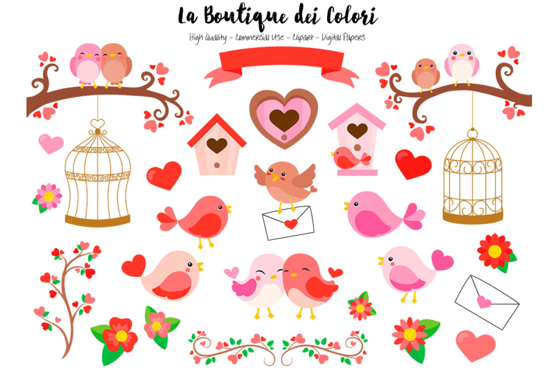 red-valentine-birds-clipart