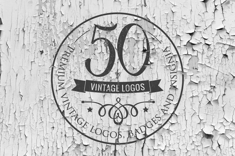 50-vintage-logos-templates