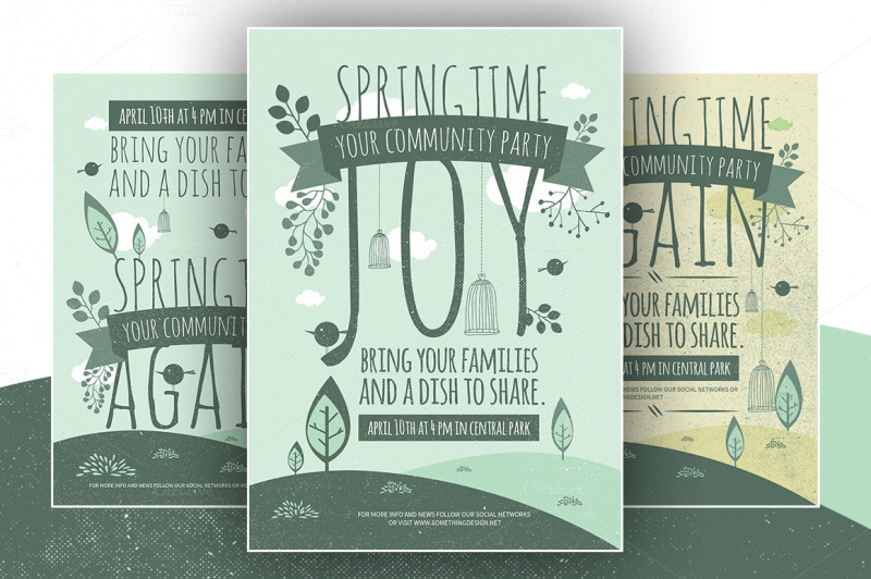 6-spring-flyers-vector-print