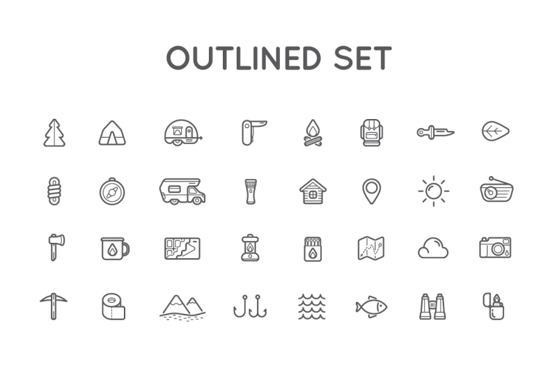awesome-camping-icons-and-logo-set