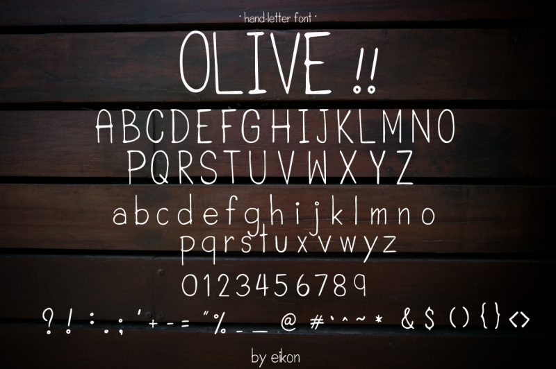 olive-hand-letter
