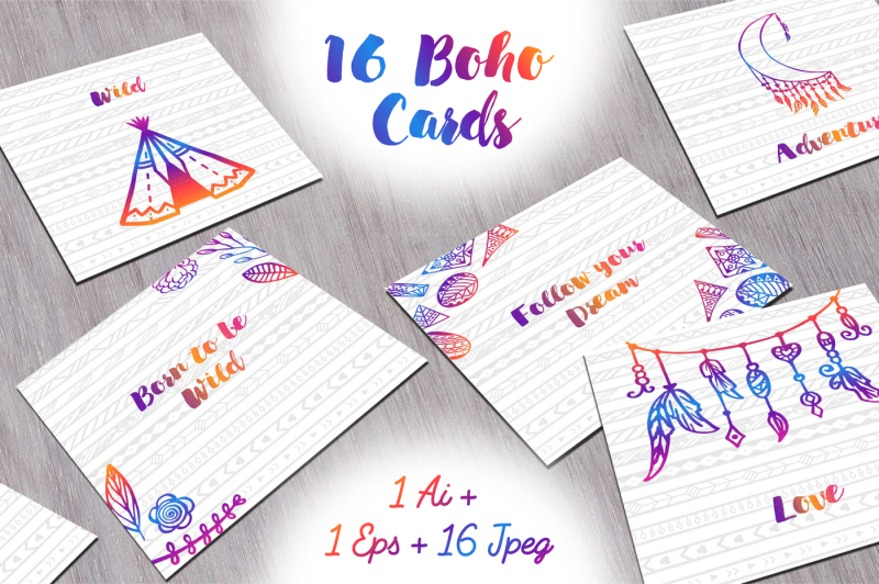 16-boho-cards