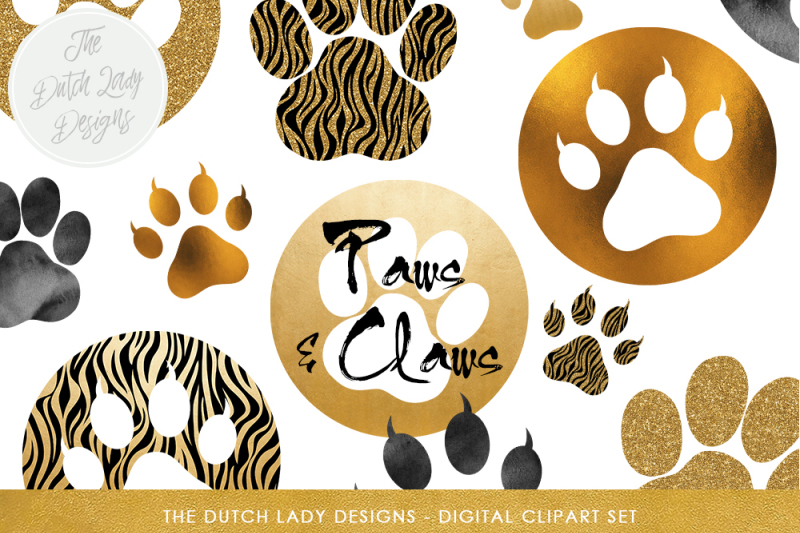 paws-amp-claws-clipart-set-gold-amp-glitter