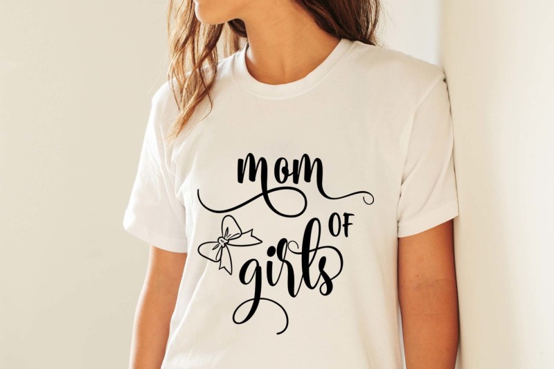Download Mom of girls SVG PNG EPS DXF Bow SVG Baby girl svg By ...