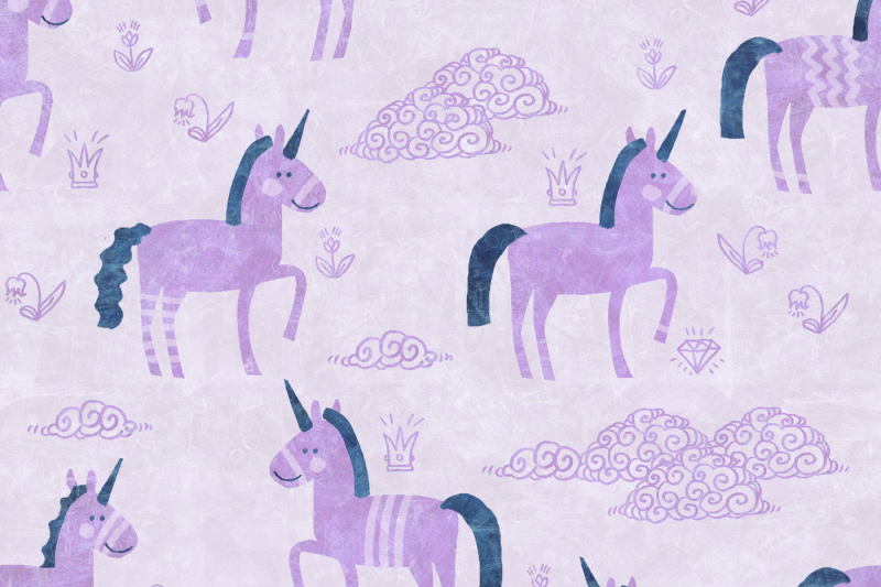 cute-unicorn-seamless-patterns