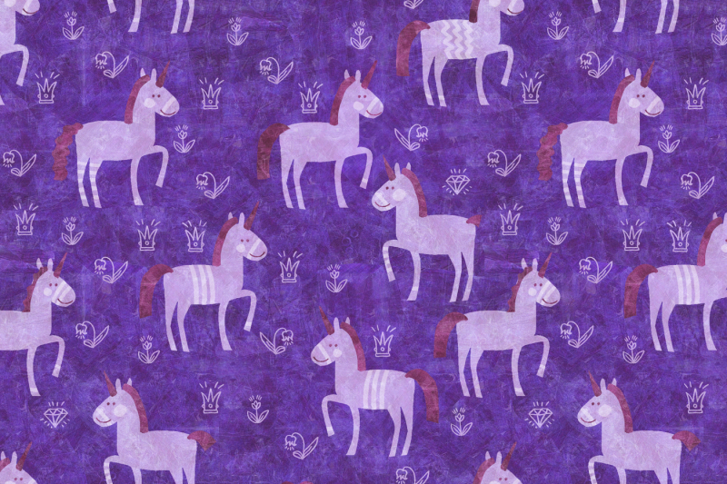 cute-unicorn-seamless-patterns