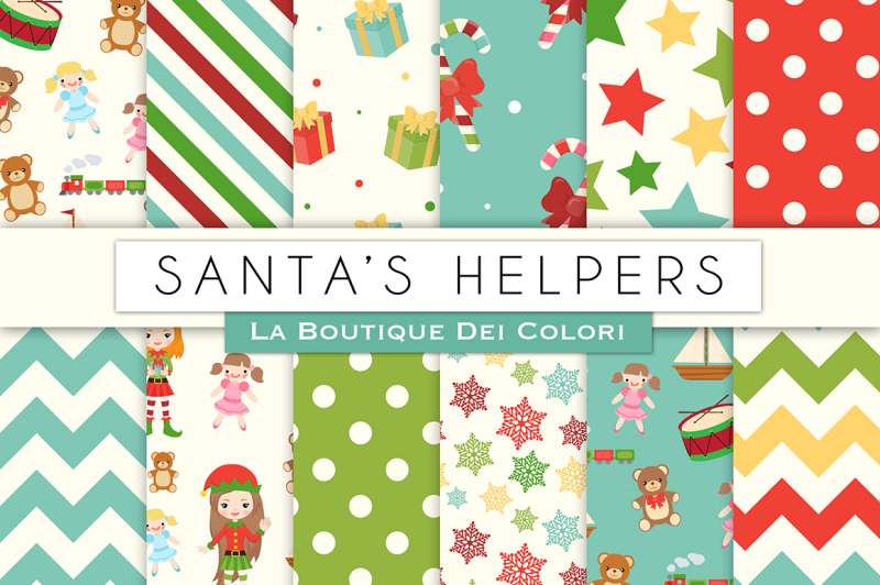 santa-s-helpers-digital-papers