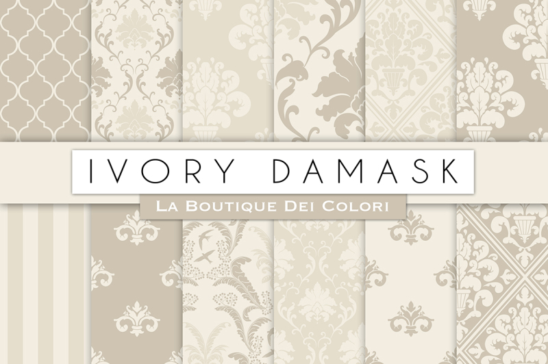 ivory-damask-digital-papers