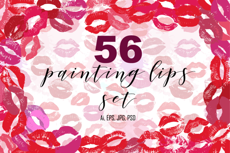 56-lips-big-set