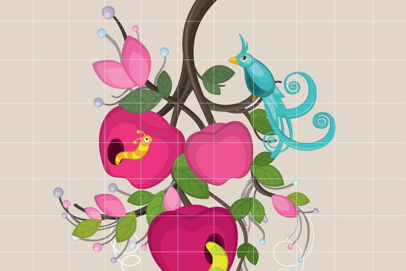 apple-and-worm-clipart-set-scrapbook