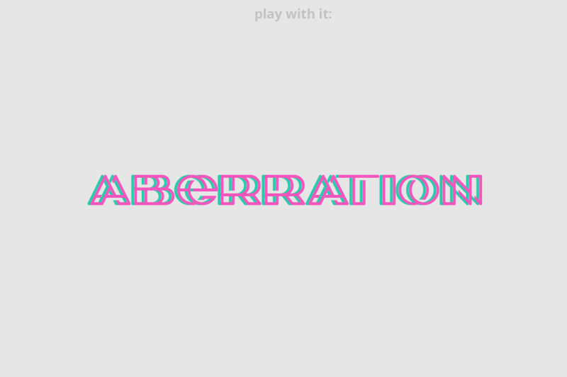 aberration-font