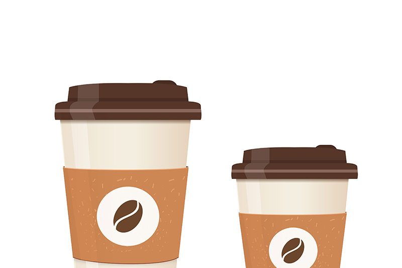 realistic-paper-coffee-cup-set-large-and-small-sizes-coffee-take-away-vector-illustration