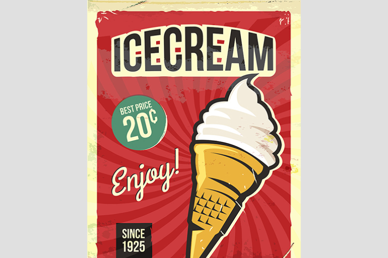 grunge-retro-metal-sign-with-icecream-vintage-advertising-poster-old-fashioned-design