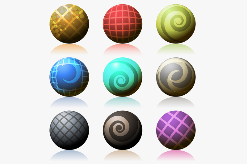 set-of-various-color-glossy-sphere-isolated-on-white