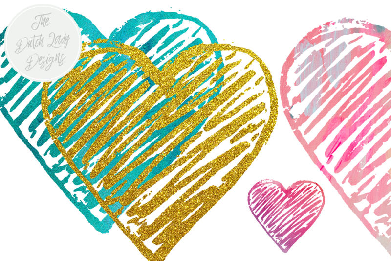 funky-valentine-heart-clipart-set