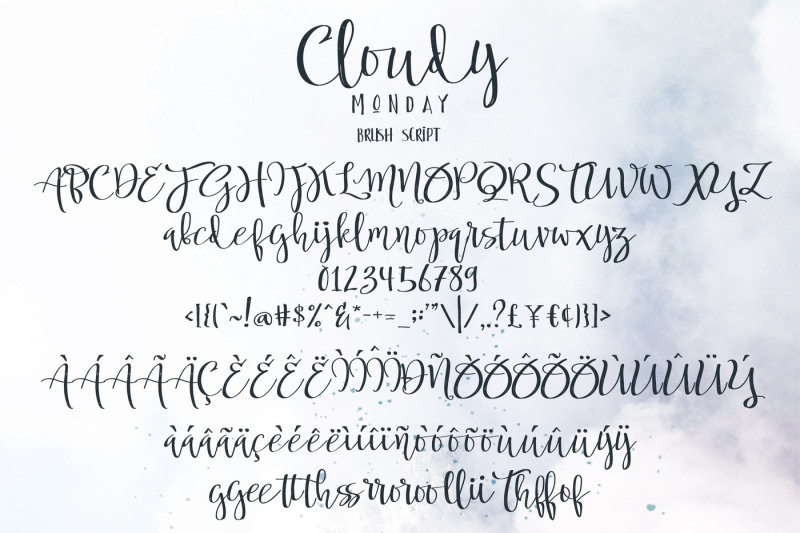 cloudy-monday-font-duo