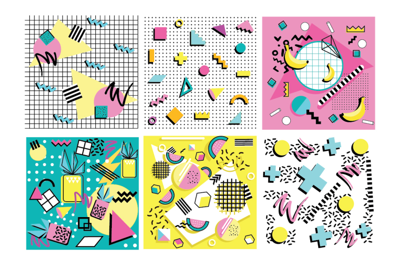 memphis-summer-style-digital-paper-pattern