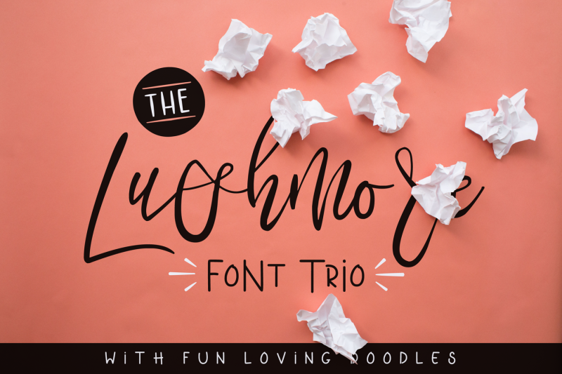 lushmore-font-trio