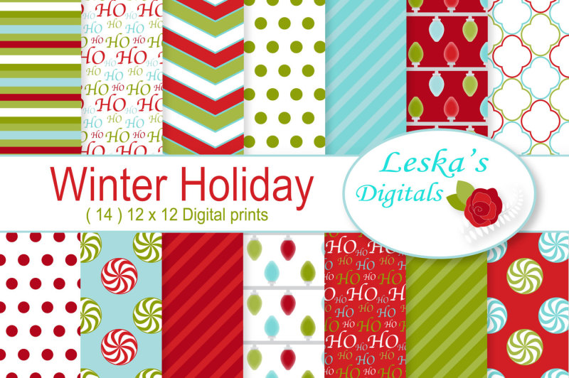 winter-holiday-digital-paper