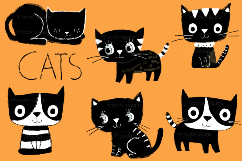 cute-cats-clipart-black-and-white-cat-clip-art-cute-kitty