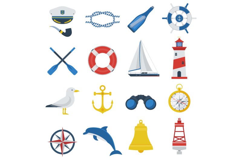 marine-travel-sea-icon-set